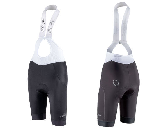 Nalini Lady Venture Bib Shorts - frontal y trasera