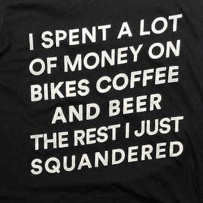 Bikes Coffee and Beer Tee - Ostroy