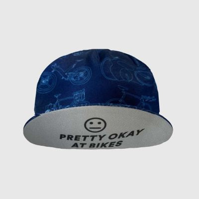 Pretty Okay at Bikes® Cap (Unisex) - plano 2