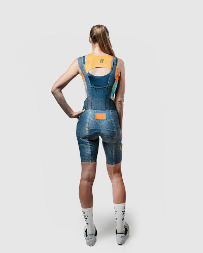 Denim Bibs Mujer