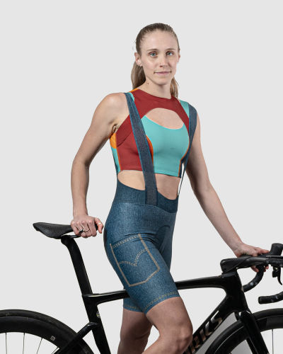 Denim Bibs Mujer