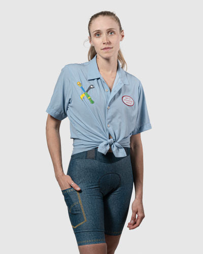 Denim Bibs Mujer
