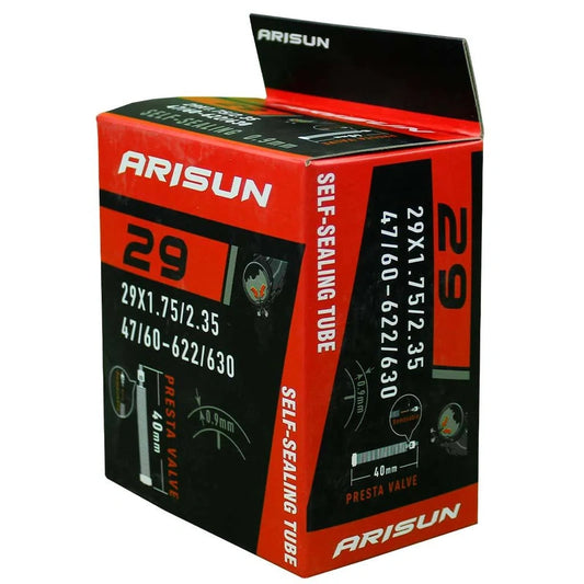 Cámara Arisun MTB 29” con Sellador Válvula Presta 40mm