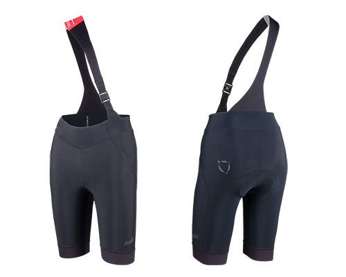Nalini Mono Lady Bib Shorts - frontal y trasera