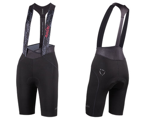 Nalini Veloce Lady Bib Shorts - frontal y trasera