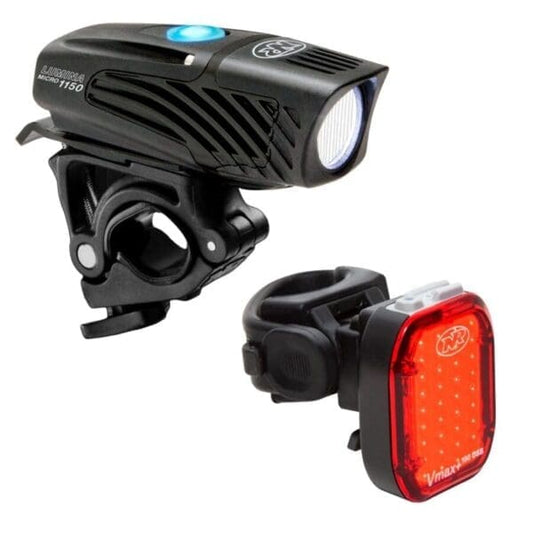 Combo Luz Delantera y Trasera NiteRider Lumina Micro 1150 / Vmax 180 Recargables