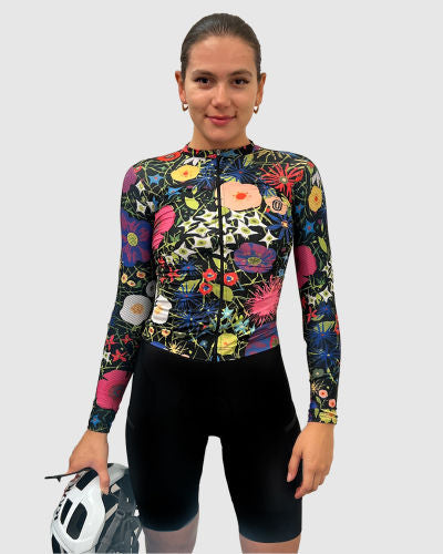 Fiori Notturni Jersey Mujer Manga Larga